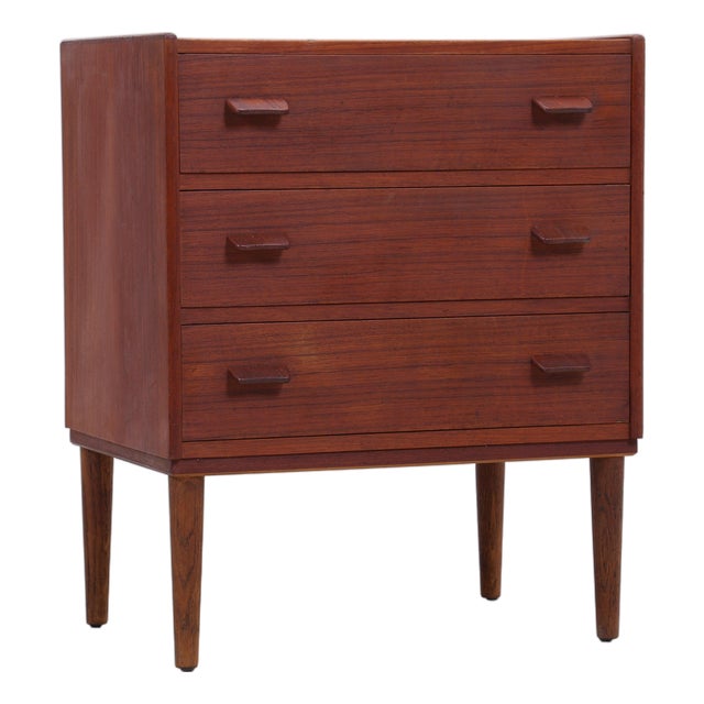 Vintage Danish Teak Chest of Drawers by Carl Aage Skov for Munch Møbler, 1960s For Sale