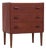 Vintage Danish Teak Chest of Drawers by Carl Aage Skov for Munch Møbler, 1960s For Sale