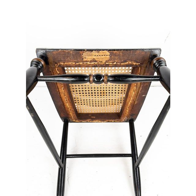 Late 19th Century Hitchcock Style Chair With Cane Seat For Sale - Image 14 of 15