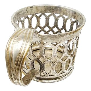 Art Nouveau Polish Tea Basket from Fraget, 1890s For Sale