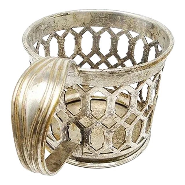Art Nouveau Polish Tea Basket from Fraget, 1890s For Sale
