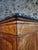 Wood Antique French Elm Commode with Marble Top, 19th Century For Sale - Image 7 of 18