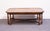 Wood Henredon Furniture Four Centuries Collection Solid Oak Rustic Americana 46" Accent Coffee Table W. Lattice Parquet Top For Sale - Image 7 of 10
