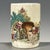 Ceramic Chinese Famille Rose Crackle Glaze Porcelain Brush Pot With Figural Scene For Sale - Image 7 of 9