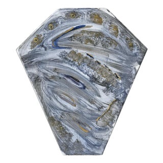 Painted Porcelain Vase, La Borne, France, 1990s For Sale