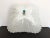 Hollywood Regency Opalescent Fluted Glass Shell Flush Light For Sale - Image 3 of 18