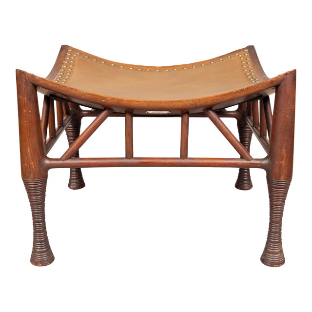Liberty & Company Mahogany Thebes Stool For Sale