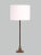 A showroom pair of striking vintage Palecek Ridge Metal Table Lamps from NYC. Featuring solid cast iron bases and bodies...