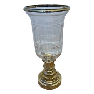 Brass Ralph Lauren Hurricane Lantern Classic Style For Sale