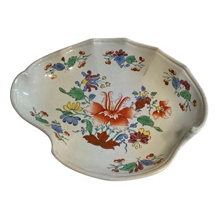 Mid-18th Century Porcelain Hand Painted Tulip Decor Bowl by Richard Ginori, 1750 For Sale