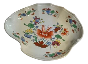 Mid-18th Century Porcelain Hand Painted Tulip Decor Bowl by Richard Ginori, 1750