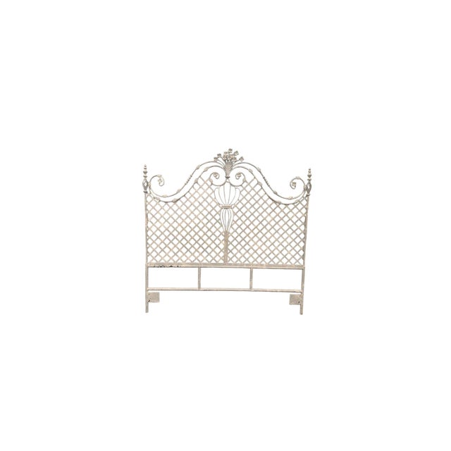 Late 20th Century Wrought Iron Headboard King Size Chairish