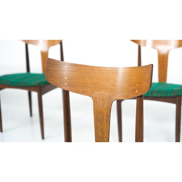 Mid-Century Modern Chairs in Wood and Fabric, Italy, 1960, Set of 6 For Sale - Image 17 of 18