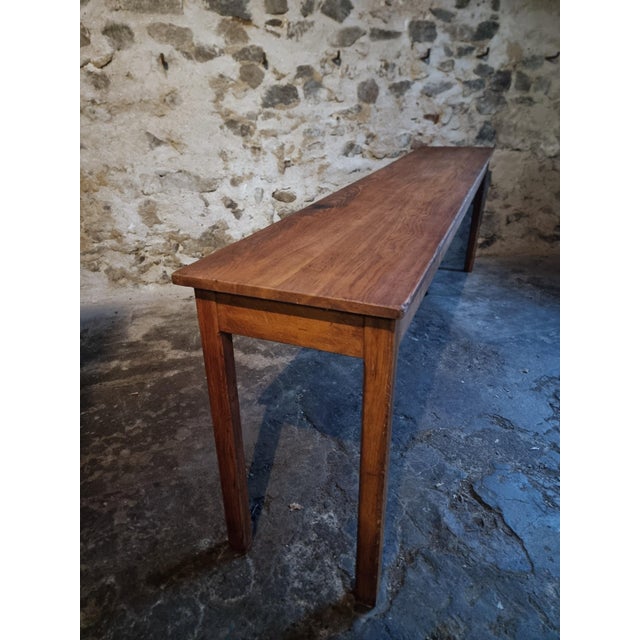 1950s Vintage Oak Worktable, 1950s For Sale - Image 5 of 17