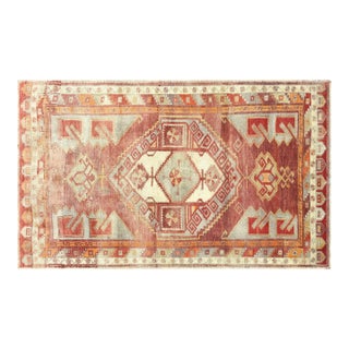 1960s Turkish Oushak Rug For Sale