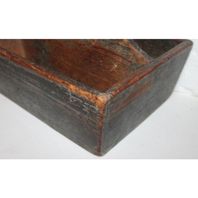 Wood 19th Century Original Painted Surface Cutlery For Sale - Image 7 of 7