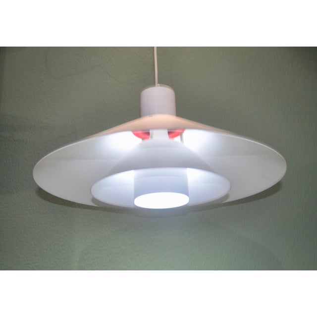 Danish Trapez Lamp by Christian Hvidt for Nordisk Solar, 1970s For Sale - Image 3 of 14