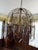 Hollywood Regency Pristine Vintage 1970s Hollywood Regency Glass Prism Chandelier For Sale - Image 3 of 3