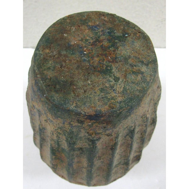 Antique Bo Fajans 1930s Earthenware Vase With Vertical Fluting 8" Tall For Sale - Image 12 of 13