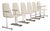 Post Modern Chrome Dining Chairs by Tim Bates for Pieff Furniture, 1970s For Sale