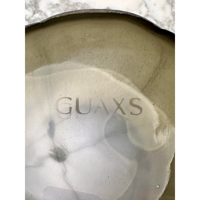 Glass Guaxs Lalibela Vase | German Hand-Crafted Glass, Smoke Grey For Sale - Image 7 of 9