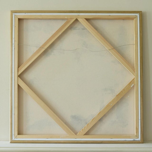 Light Gray 2018 “Footnote” Large Black, White and Gray Acrylic on Canvas by Sandy Walker For Sale - Image 8 of 8