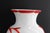 Antique Chinese Red and White Peking Glass Vase, Hand Carved, C1900, 10.75” For Sale In Dallas - Image 6 of 12
