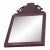 1980s Virginia Metalcrafters Old Sturbridge Village Chippendale Style Small Mirror For Sale