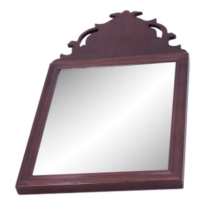 1980s Virginia Metalcrafters Old Sturbridge Village Chippendale Style Small Mirror