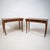 Pair of exceptional Italian consoles of concave form with brass decoration and a single drawer each. The consoles stand on...