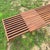 Vintage Expandable Slat Bench Attributed to John Keal for Brown Saltman For Sale In Atlanta - Image 6 of 11