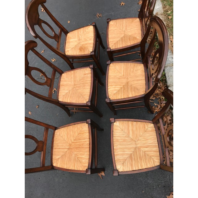 Pottery Barn Napoleon Dining Chairs Set of 6 Chairish