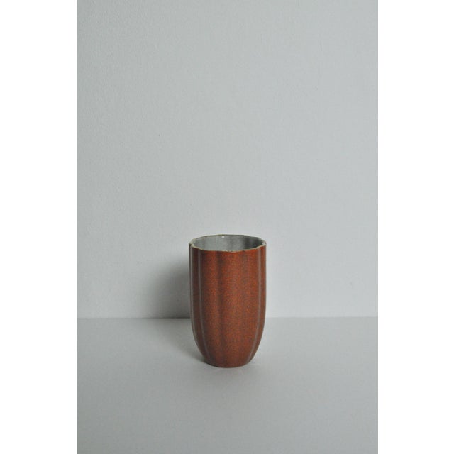Ceramic Crackle Glazed Porcelain Vase, Denmark, 1930s For Sale - Image 7 of 14