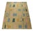 Mid-Century Modern Rug & Kilim’s Scandinavian Style Rug in Gold, With Blue & Pink Geometric Pattern For Sale - Image 3 of 6