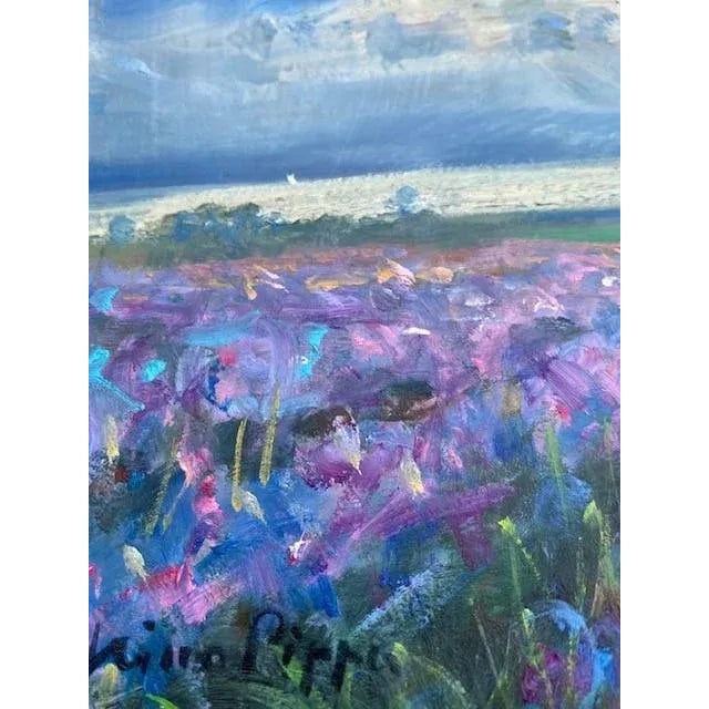 Traditional A Pair of Gilded Framed French Landscape Paintings For Sale - Image 3 of 12