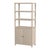 Beige Nora 32 in W. x 72 in. H Wood 3- Tier Etagere Bookcase, Antique Taupe For Sale - Image 8 of 8