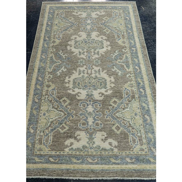 Turkish Oushak Rug 2'9"x 5'5" #19490 Explore a curated collection of hallway runners, wool rugs, and handmade masterpieces...