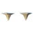 1980s Art Deco Postmodern Shelf Shelves Display- a Pair For Sale