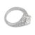 1930s Art Deco Gia 1.51 Carat Old European Cut Diamond Platinum Engagement Ring, Size 4.5 For Sale - Image 4 of 7