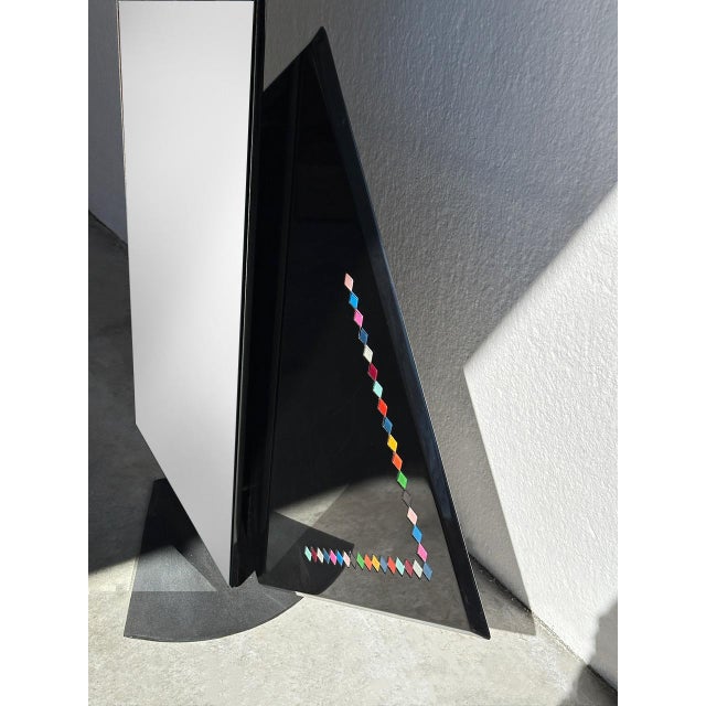 Floor Mirror by Acerbis for Saporiti Italia, 1980s, in Flawless conditions. Designed 1980 to 1989 I have official proof of...