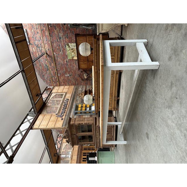 Wood Mid-Century Workbench in Wood For Sale - Image 7 of 12