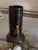 Antique English Papier-Maché Chinoiserie Spill Vase / Brush Holder in Black and Gold For Sale - Image 15 of 18