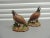 American Vintage Brown and Pink Hand Painted Partridge Birds - Set of 2 For Sale - Image 3 of 7