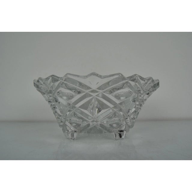 Mid-Century Crystal Glass Bowl, 191960s For Sale - Image 8 of 11