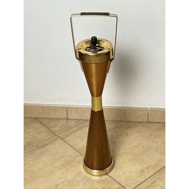1950s Column and Copper Column Ashtray, Italy, 1950s For Sale - Image 5 of 9