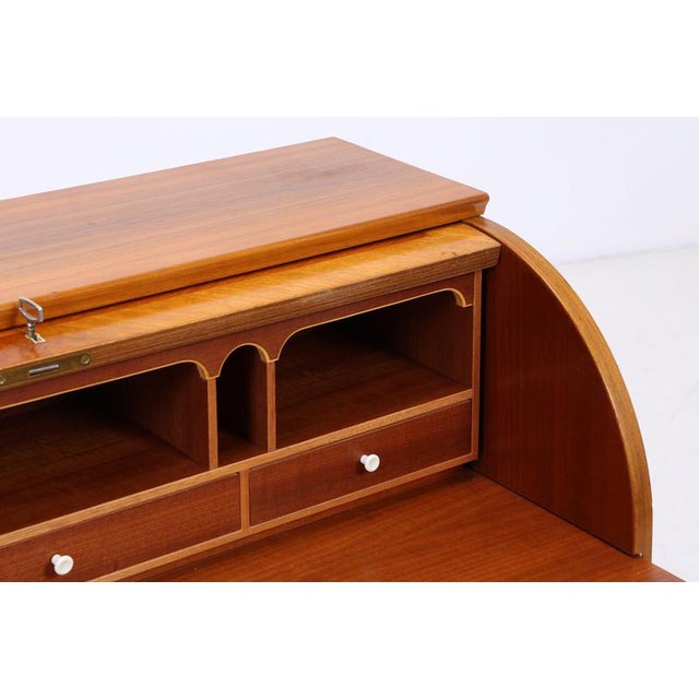 Mid-Century Secretary Writing Desk For Sale - Image 9 of 18