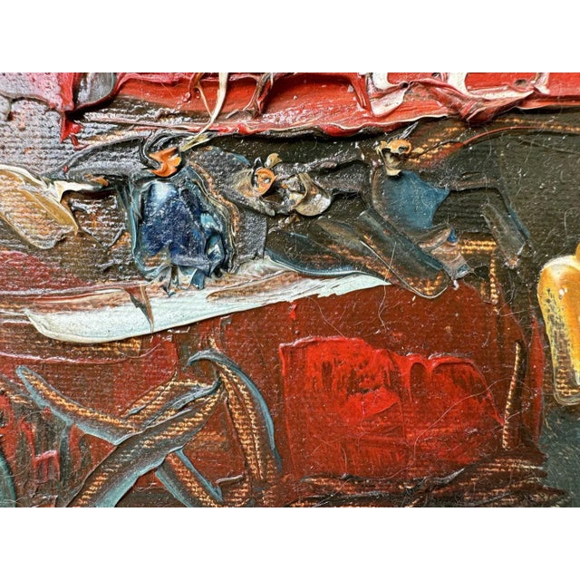 Contemporary Ludovic Labbé, Oil on Canvas, Les Voiles, 35cm x 27cm For Sale - Image 3 of 5