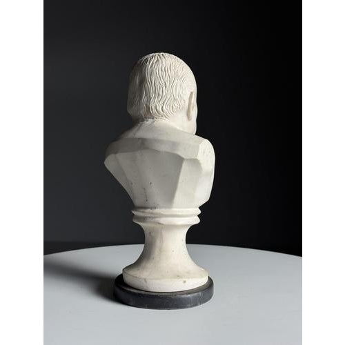 Winston Churchill Statuette in Cast Marble For Sale - Image 11 of 15