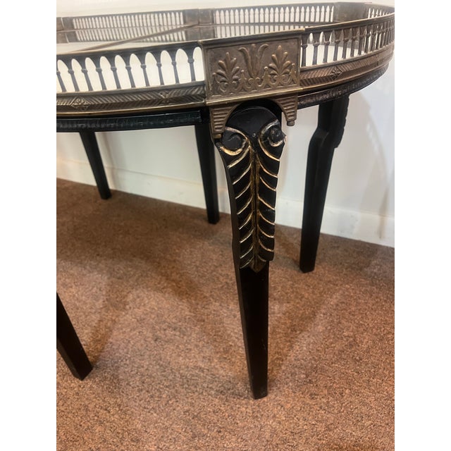 Mid 19th Century Gilt Bronze Three Piece Surtout De Table on Low Stands For Sale - Image 10 of 12