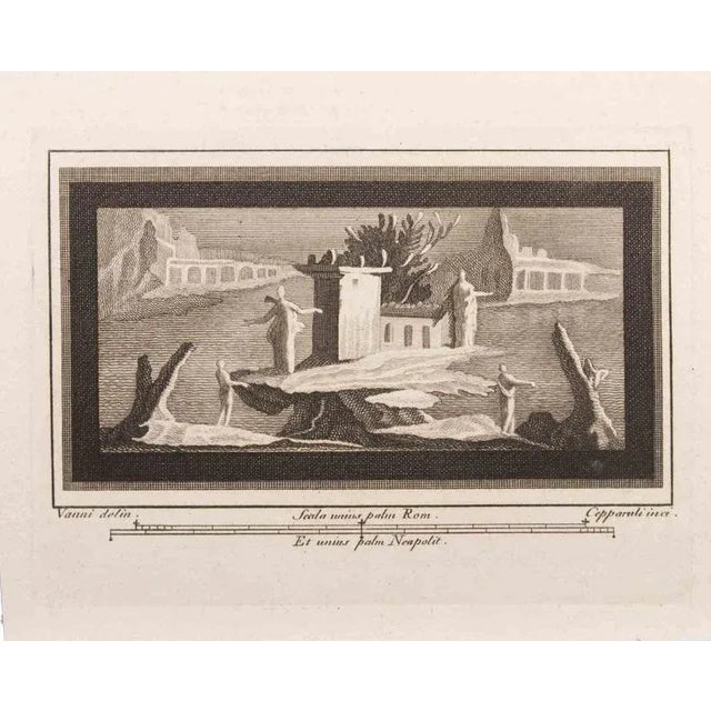 Seascape with monument and figures is an etching realized by francesco cepparuli (1750-1767). The etching belongs to the...